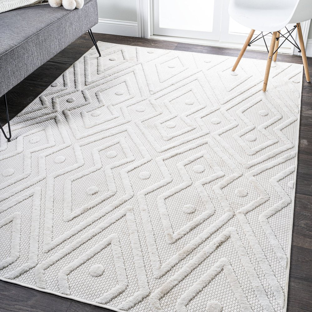 Balansat Moroccan Diamond Indoor/Outdoor Area Rug