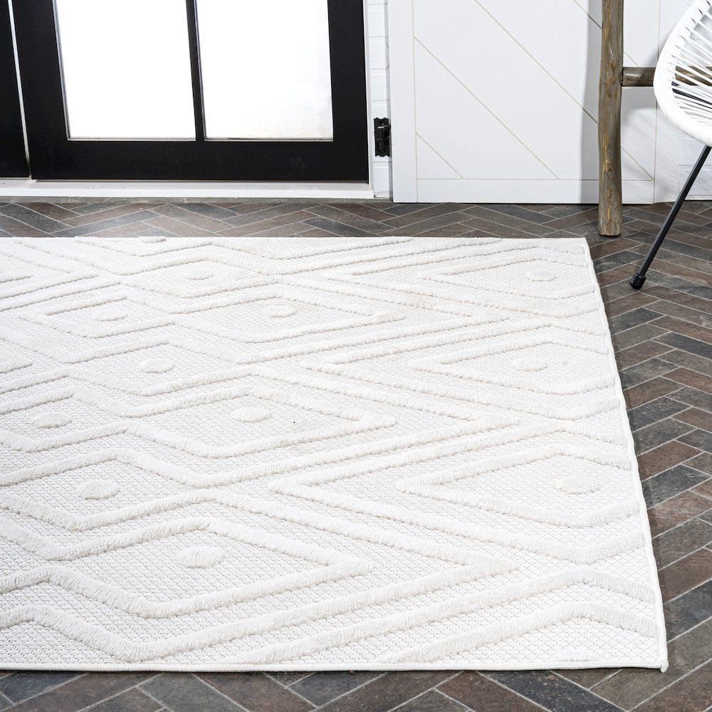 Balansat Moroccan Diamond Indoor/Outdoor Area Rug