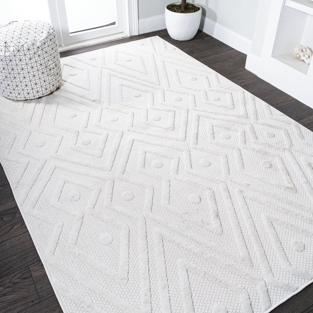 Balansat Moroccan Diamond Indoor/Outdoor Area Rug