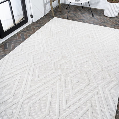 Balansat Moroccan Diamond Indoor/Outdoor Area Rug
