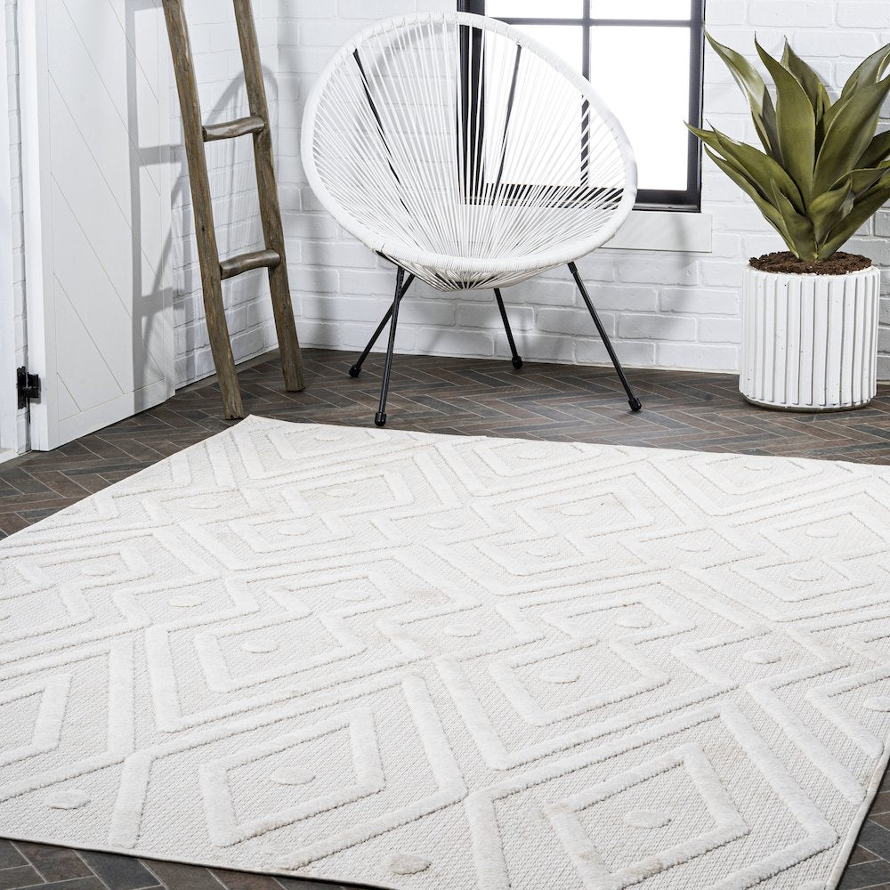 Balansat Moroccan Diamond Indoor/Outdoor Area Rug