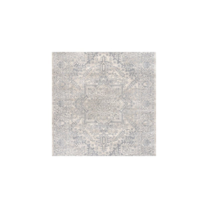 Modern Persian Vintage Medallion Cream Area