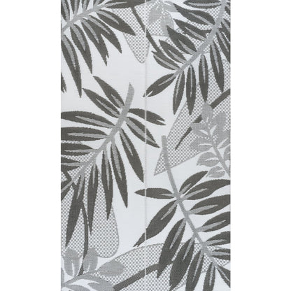 Wilde Classic Botanical Foldable Waterproof Reversible Plastic Straw Outdoor