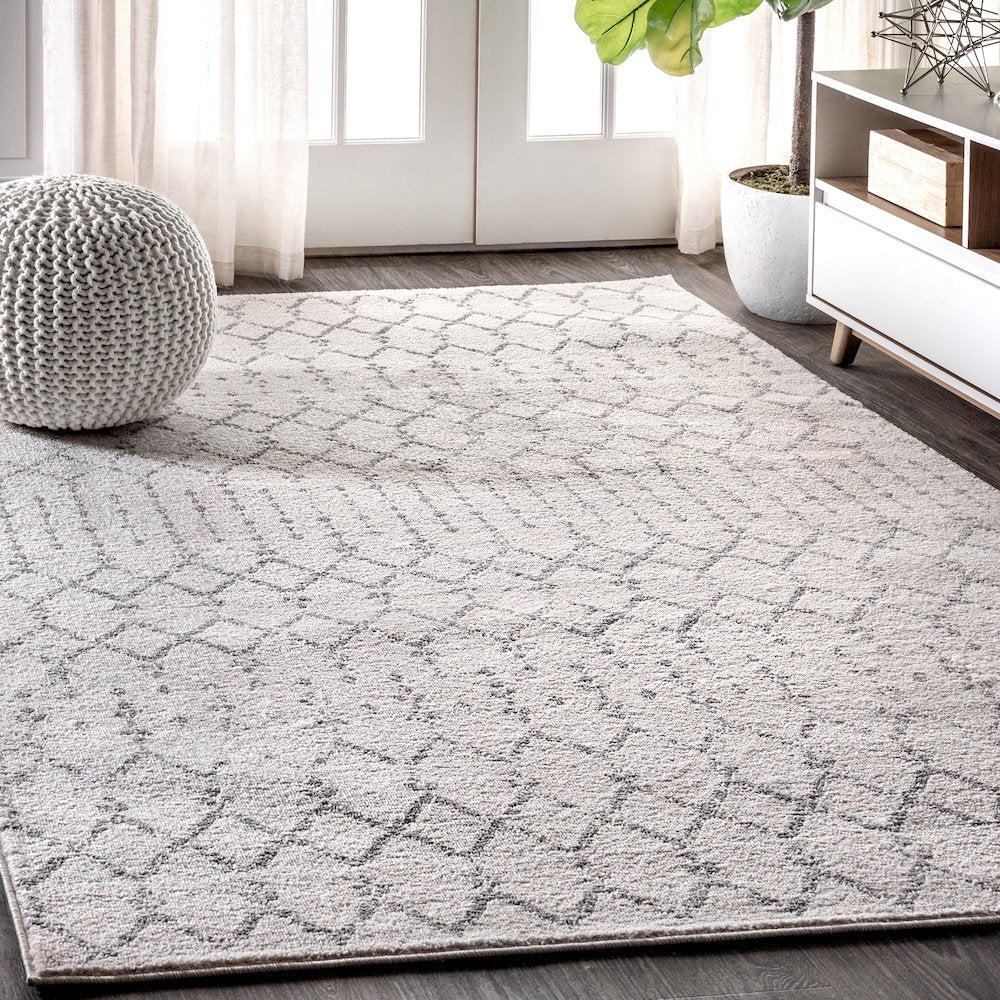 Moroccan Hype Boho Vintage Diamond Area Rug