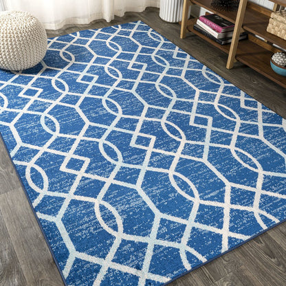 Asilah Ogee Fretwork Area Rug