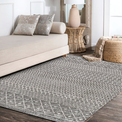 Arta Moroccan Vintage Geometric Rug Area Rug