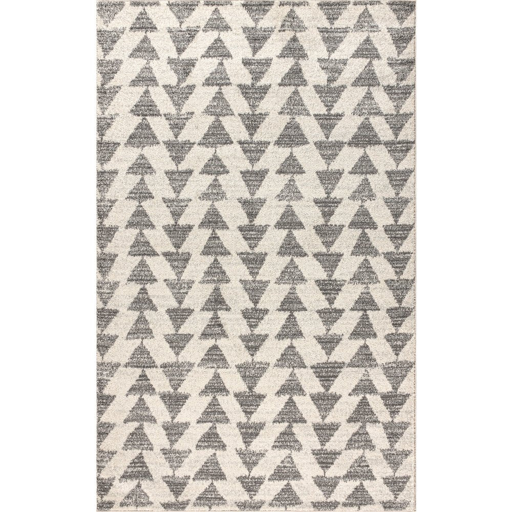 Aisha Moroccan Triangle Geometric Area Rug
