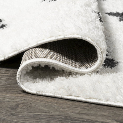 Cristo Berber Geometric Shag Area Rug