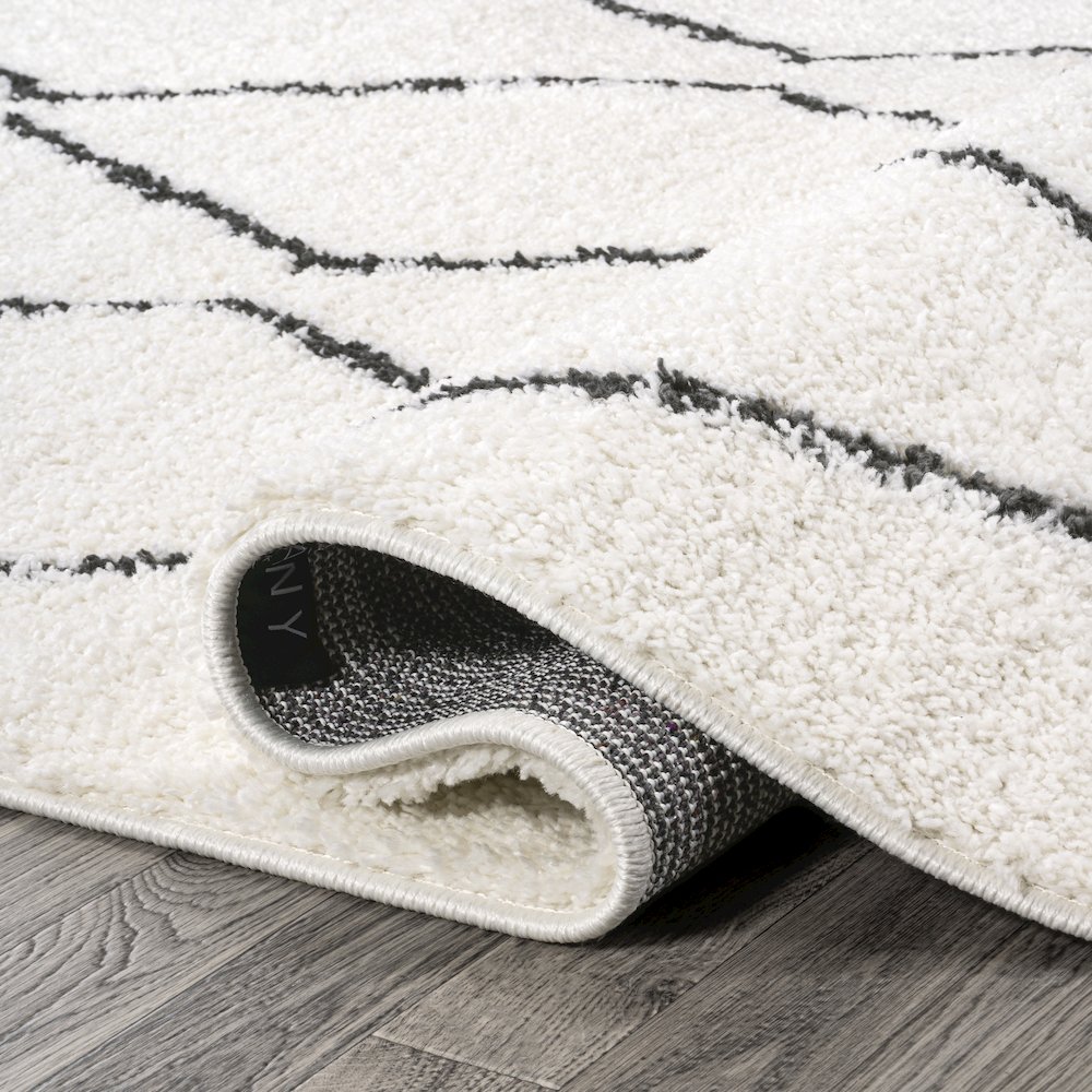 Catala Moroccan Diamond Shag Area Rug