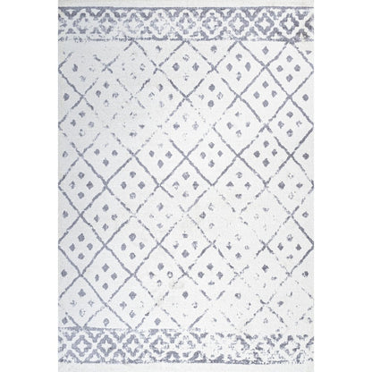 Juba Moroccan Geometric Diamond Area Rug