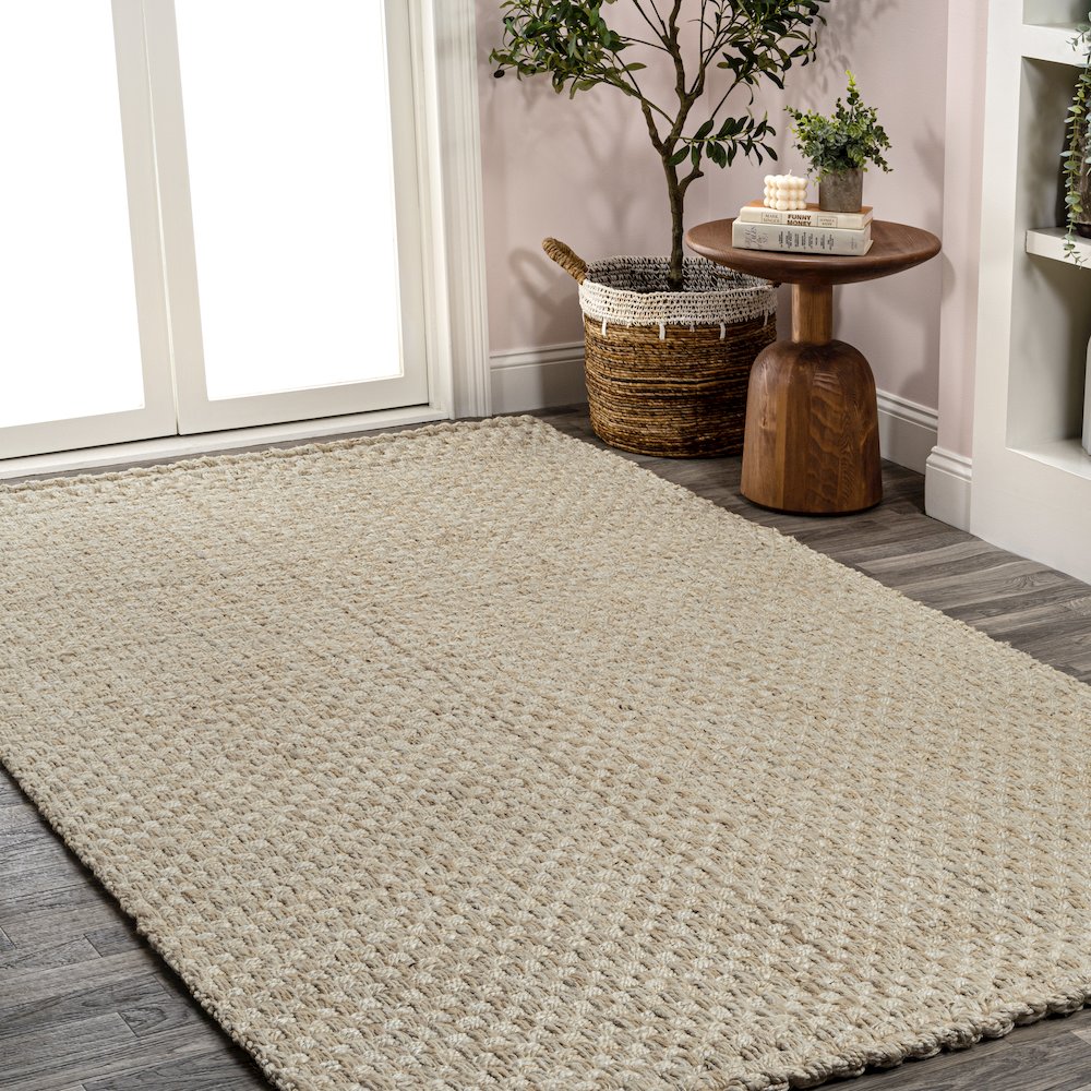 Estera Hand Woven Boucle Chunky Jute Area Rug