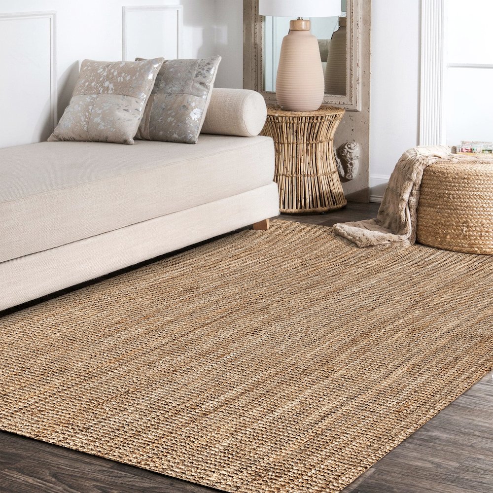 Pata Hand Woven Chunky Jute Area Rug
