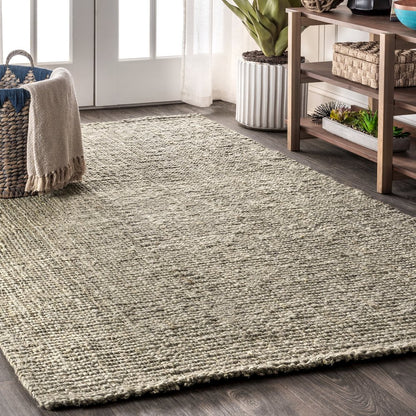 Pata Hand Woven Chunky Jute Area Rug