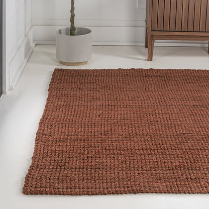 Pata Hand Woven Chunky Jute Area Rug