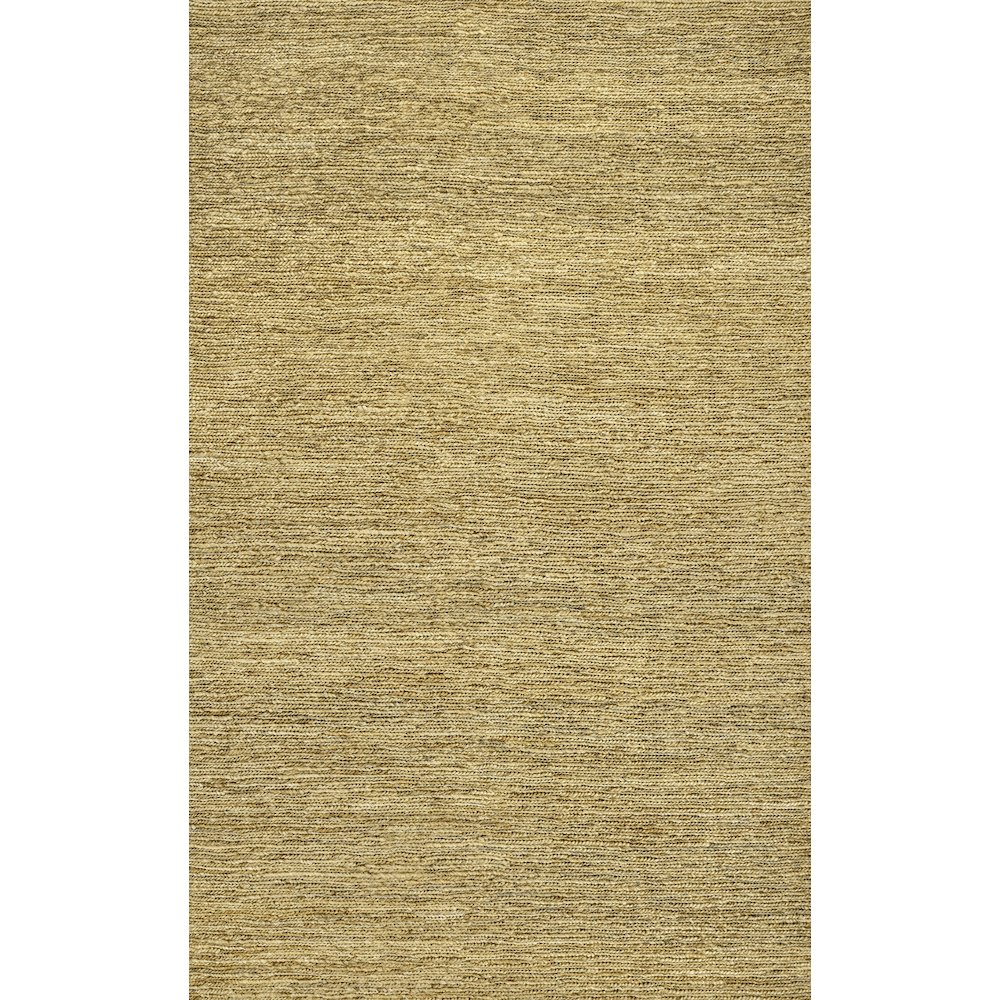 Griffin Rustic Farmhouse Woven Jute Solid Natural 8 ft. x 10 ft. Area Rug