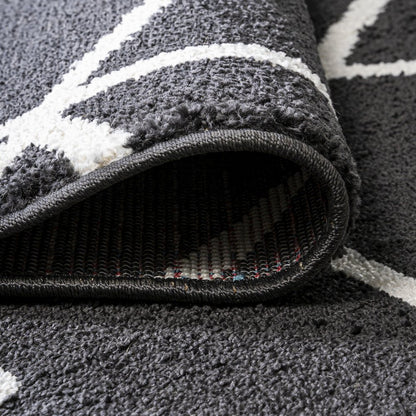 Tumbling Blocks Modern Geometric Area Rug