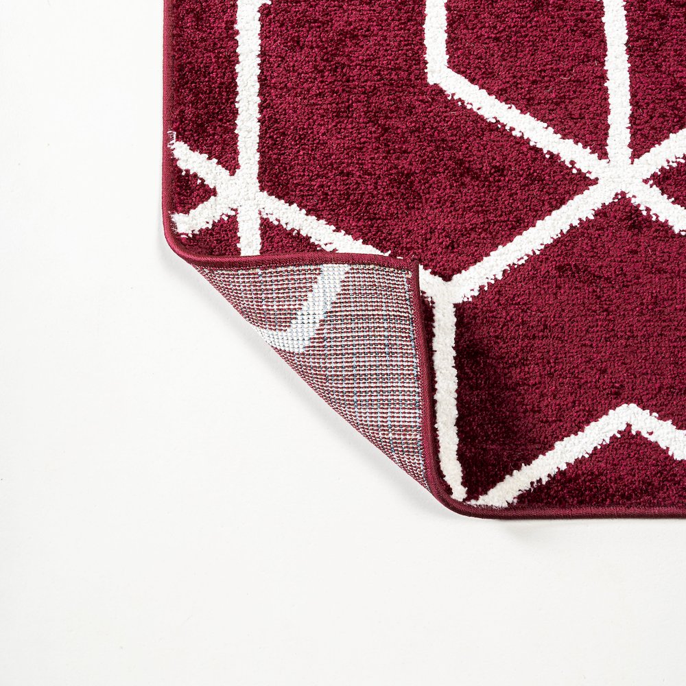 Tumbling Blocks Modern Geometric Area Rug