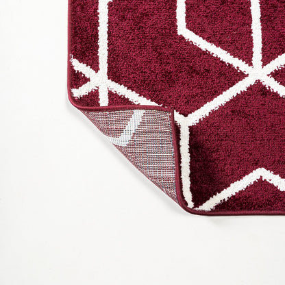 Tumbling Blocks Modern Geometric Area Rug