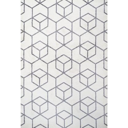 Tumbling Blocks Modern Geometric Area Rug