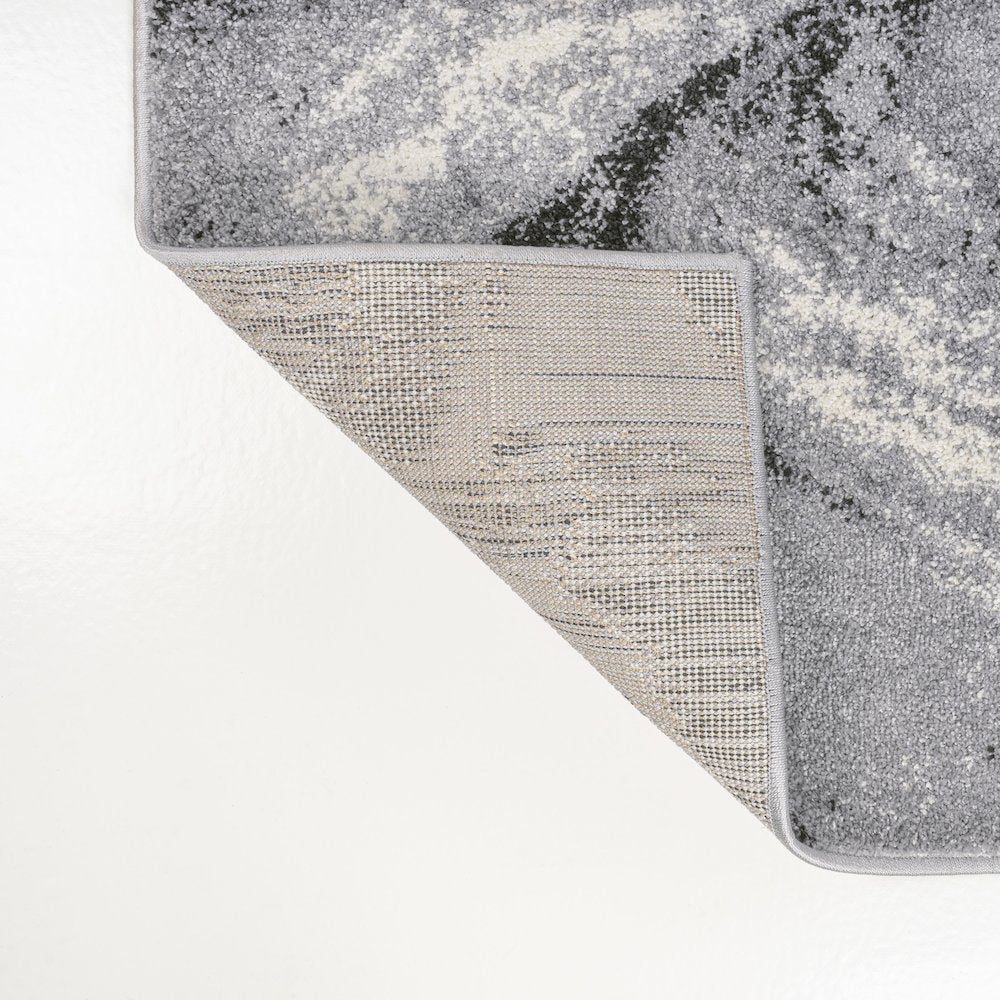 Viscon Abstract Marble Contemporary Area Rug