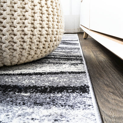 Viscon Abstract Marble Contemporary Area Rug