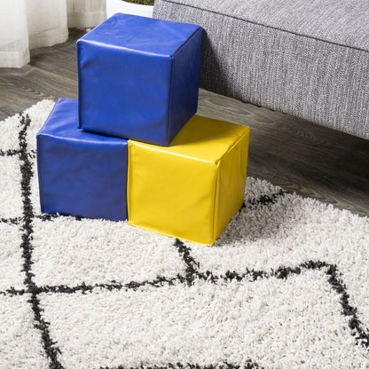 Inca Moroccan Diamond Shag Area Rug