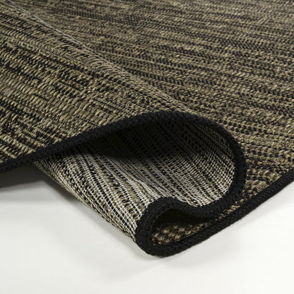 Callan Modern Rustic Abstract /Indoor/Outdoor Shaped  Rug