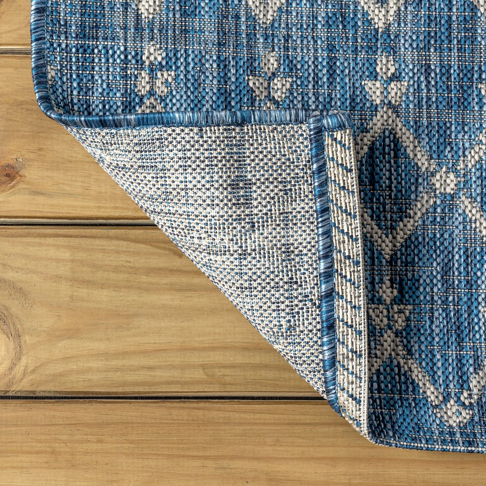 Ourika Moroccan Geometric Textured Weave Indoor/Outdoor Area Rug