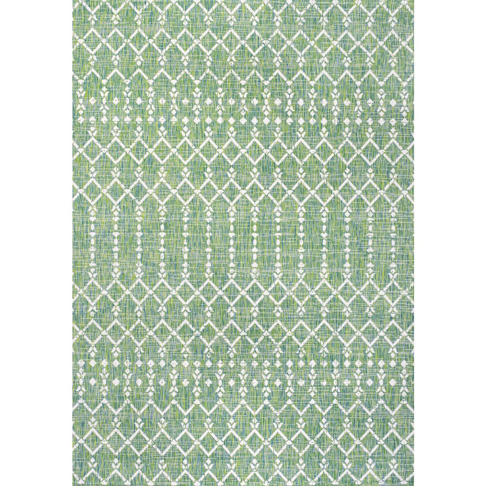 Ourika Moroccan Geometric Textured Weave Indoor/Outdoor Area Rug