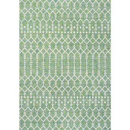 Ourika Moroccan Geometric Textured Weave Indoor/Outdoor Area Rug