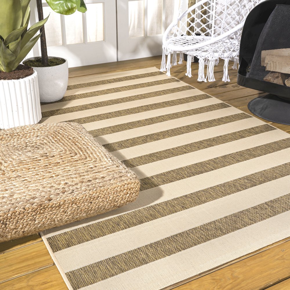 Aveiro Wide Stripe Indoor/Outdoor Area Rug