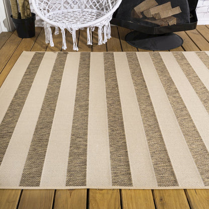 Aveiro Wide Stripe Indoor/Outdoor Area Rug