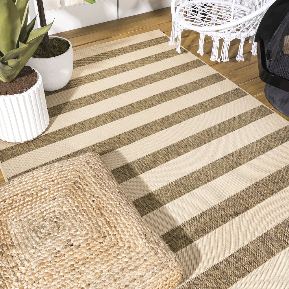 Aveiro Wide Stripe Indoor/Outdoor Area Rug