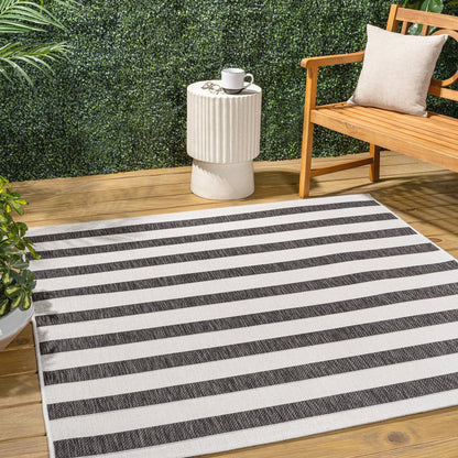 Aveiro Wide Stripe  Indoor/Outdoor  Rug