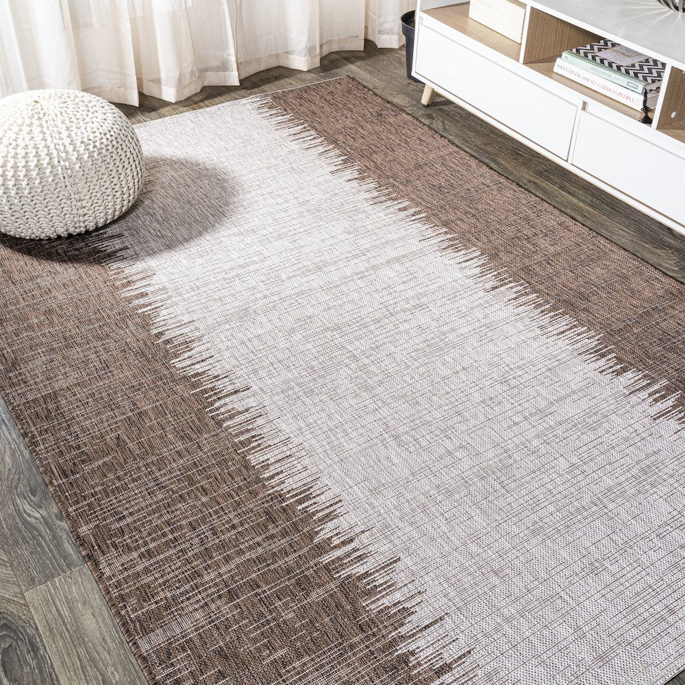 Tavira Modern Strie Indoor/Outdoor Area Rug