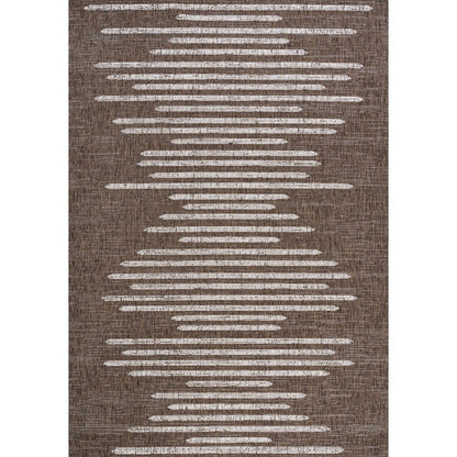 Zolak Berber Stripe Geometric Indoor/Outdoor Area Rug