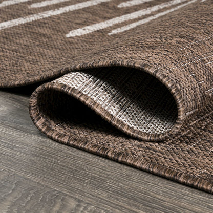 Zolak Berber Stripe Geometric Indoor/Outdoor Area Rug