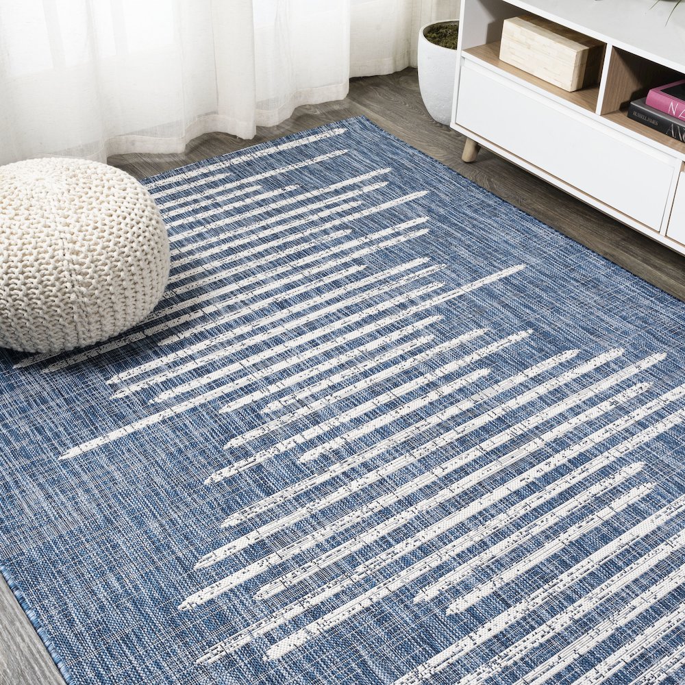 Zolak Berber Stripe Geometric Indoor/Outdoor Area Rug