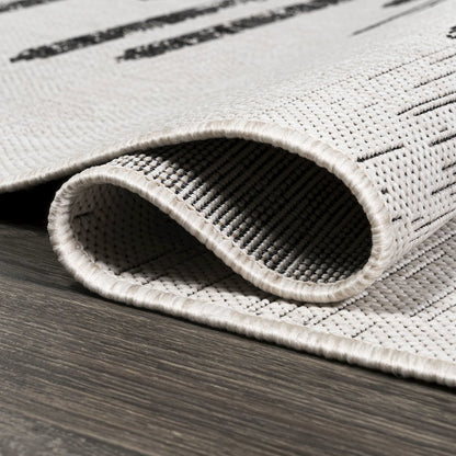 Zolak Berber Stripe Geometric Indoor/Outdoor Area Rug