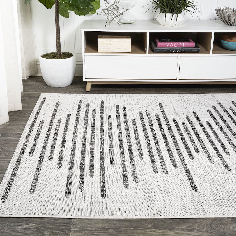 Zolak Berber Stripe Geometric Indoor/Outdoor Area Rug