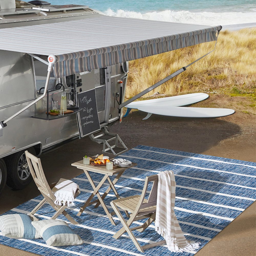 Colonia Berber Stripe Indoor/Outdoor Area Rug