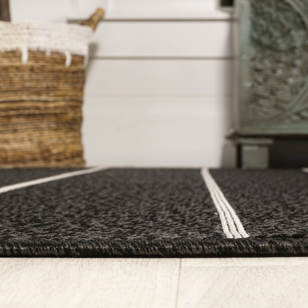 Grid Modern Squares Indoor/Outdoor Area Rug