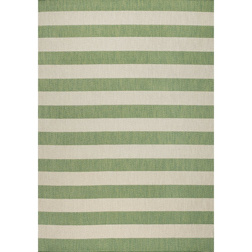Negril Two Tone Wide Stripe Indoor/Outdoor Area Rug