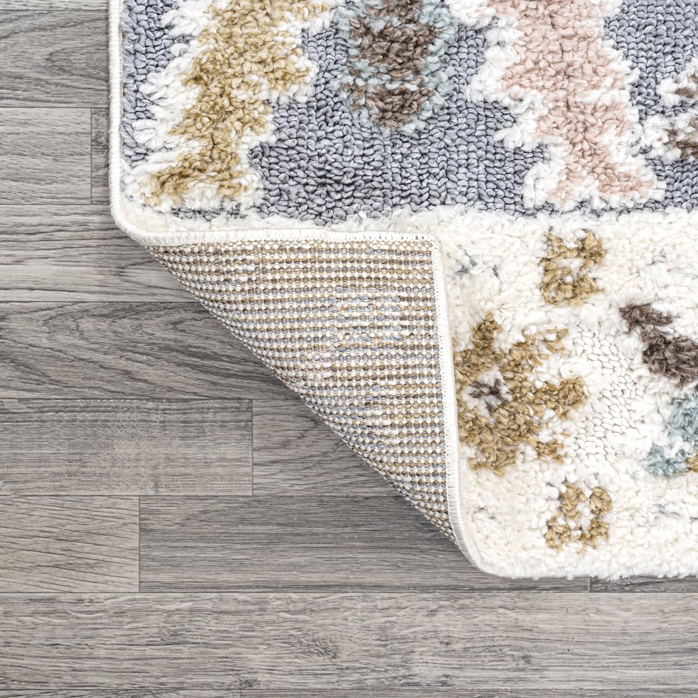 Aziza Persian Medallion High-Low Area Rug