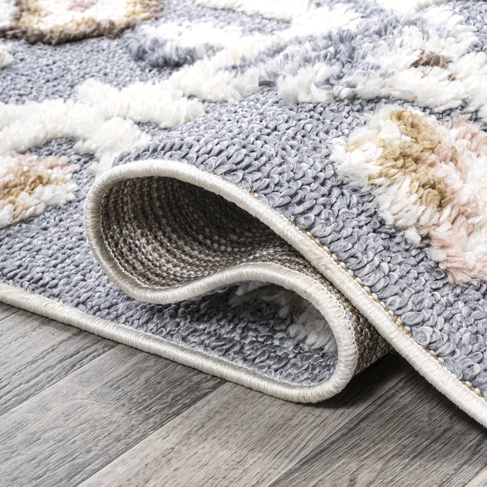 Aziza Persian Medallion High-Low Area Rug