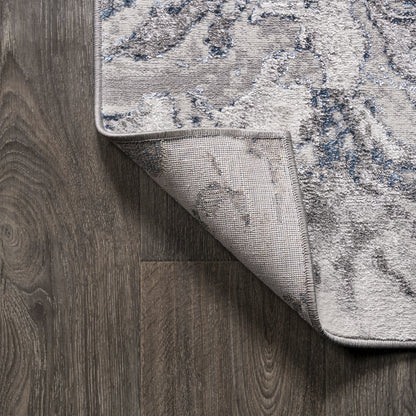 Swirl Marbled Abstract Area Rug