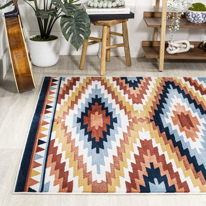 Konya Diamond Kilim Geometric Area Rug