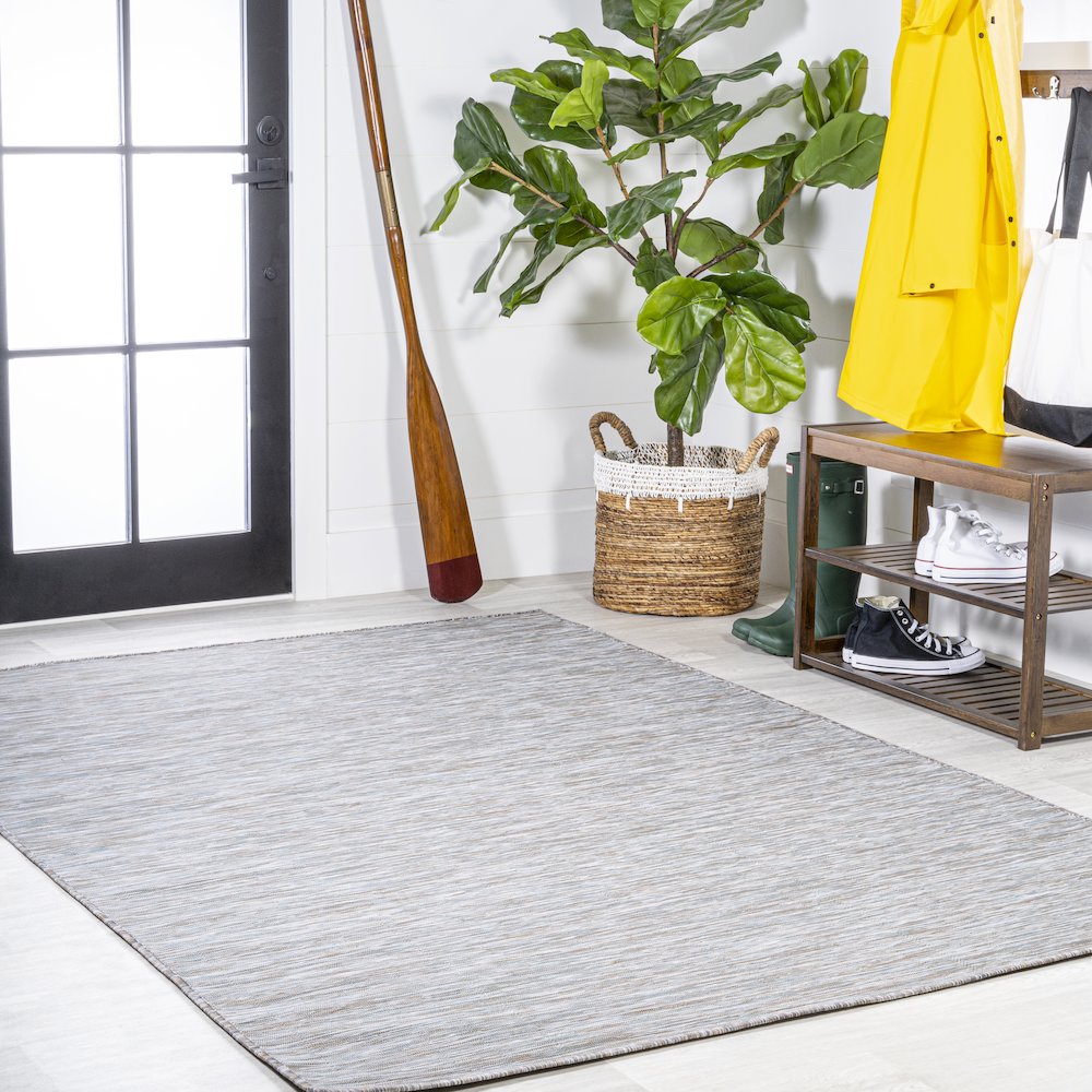 Ethan Modern Flatweave Solid Area Rug