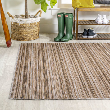 Finn Modern Farmhouse Pinstripe Area Rug