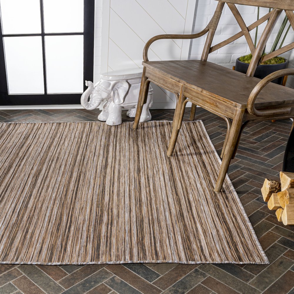 Finn Modern Farmhouse Pinstripe Area Rug